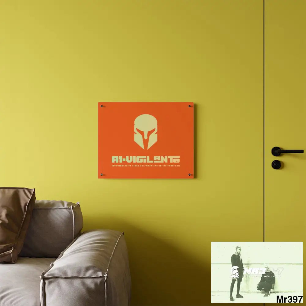 A1-Vigilante -Sparta Sparta Acrylic Wall Art Panels Home Decor