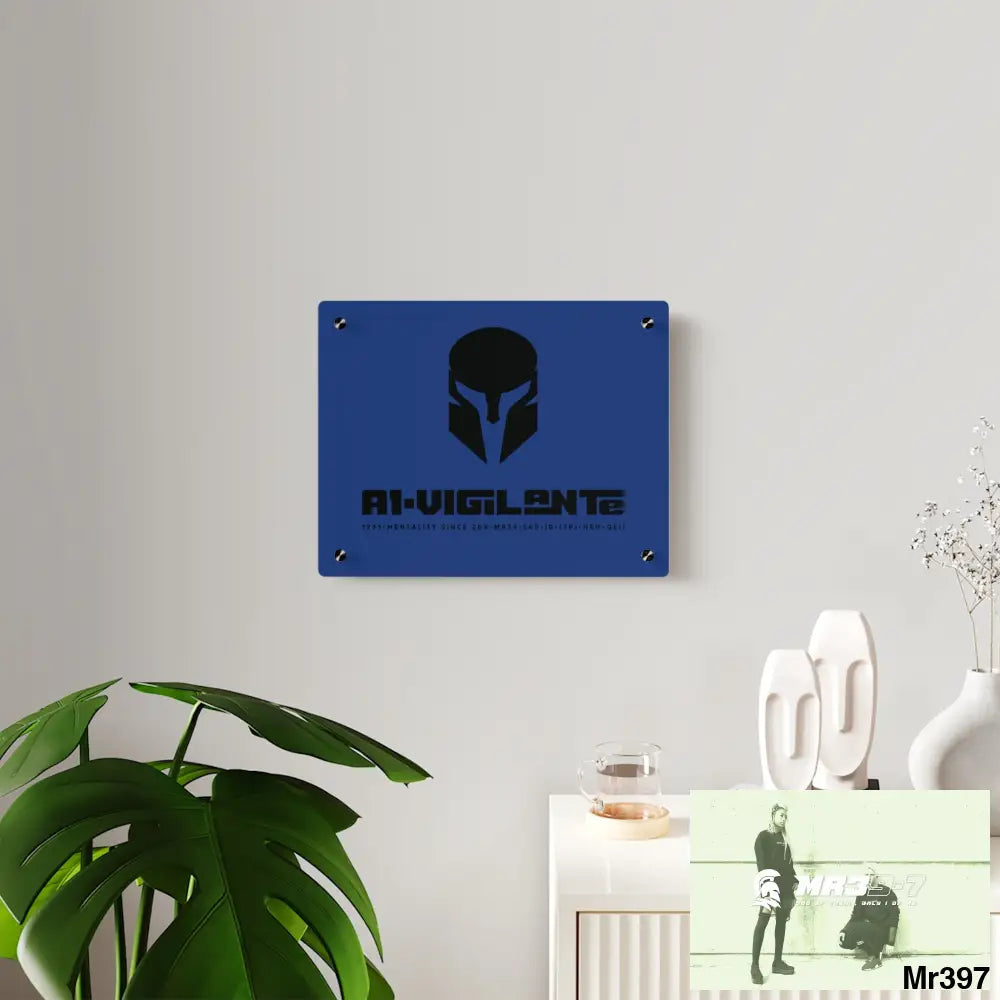 A1-Vigilante Sparta Acrylic Wall Art Panels Home Decor