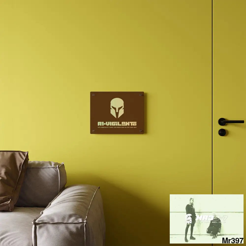 A1-Vigilante -Sparta Sparta Acrylic Wall Art Panels Home Decor