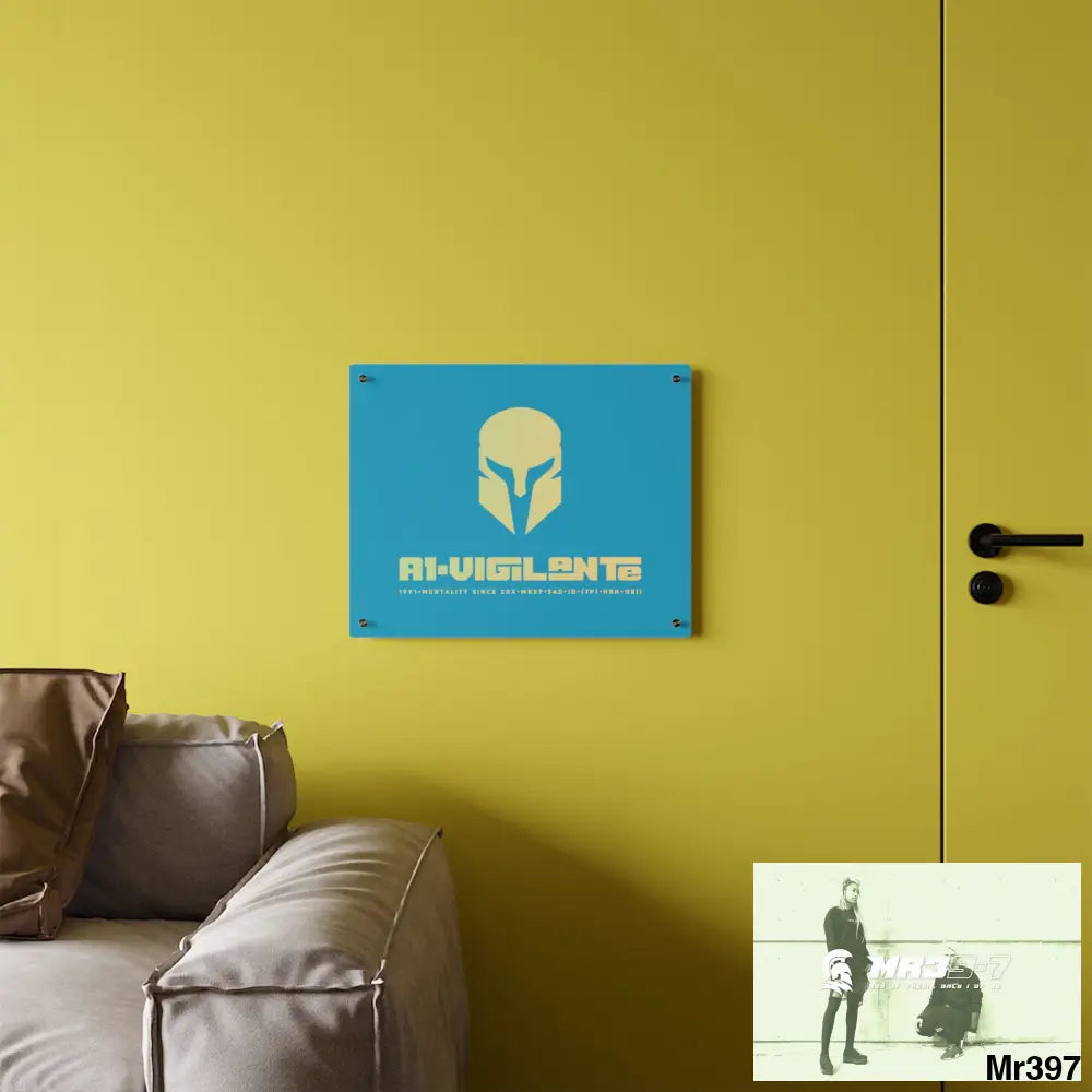 A1-Vigilante -Sparta Sparta Acrylic Wall Art Panels Home Decor