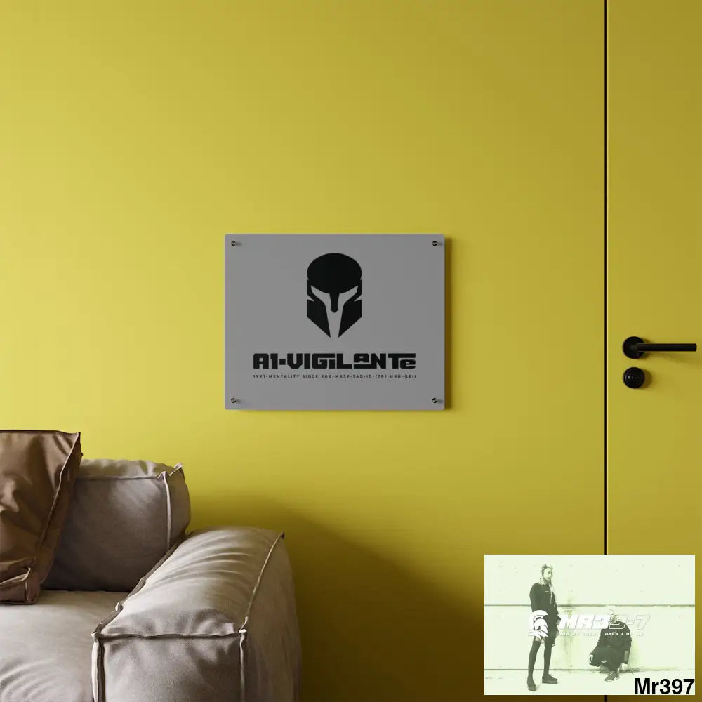 A1-Vigilante Sparta Acrylic Wall Art Panels Home Decor