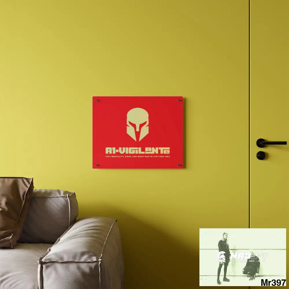 A1-Vigilante -Sparta Sparta Acrylic Wall Art Panels Home Decor