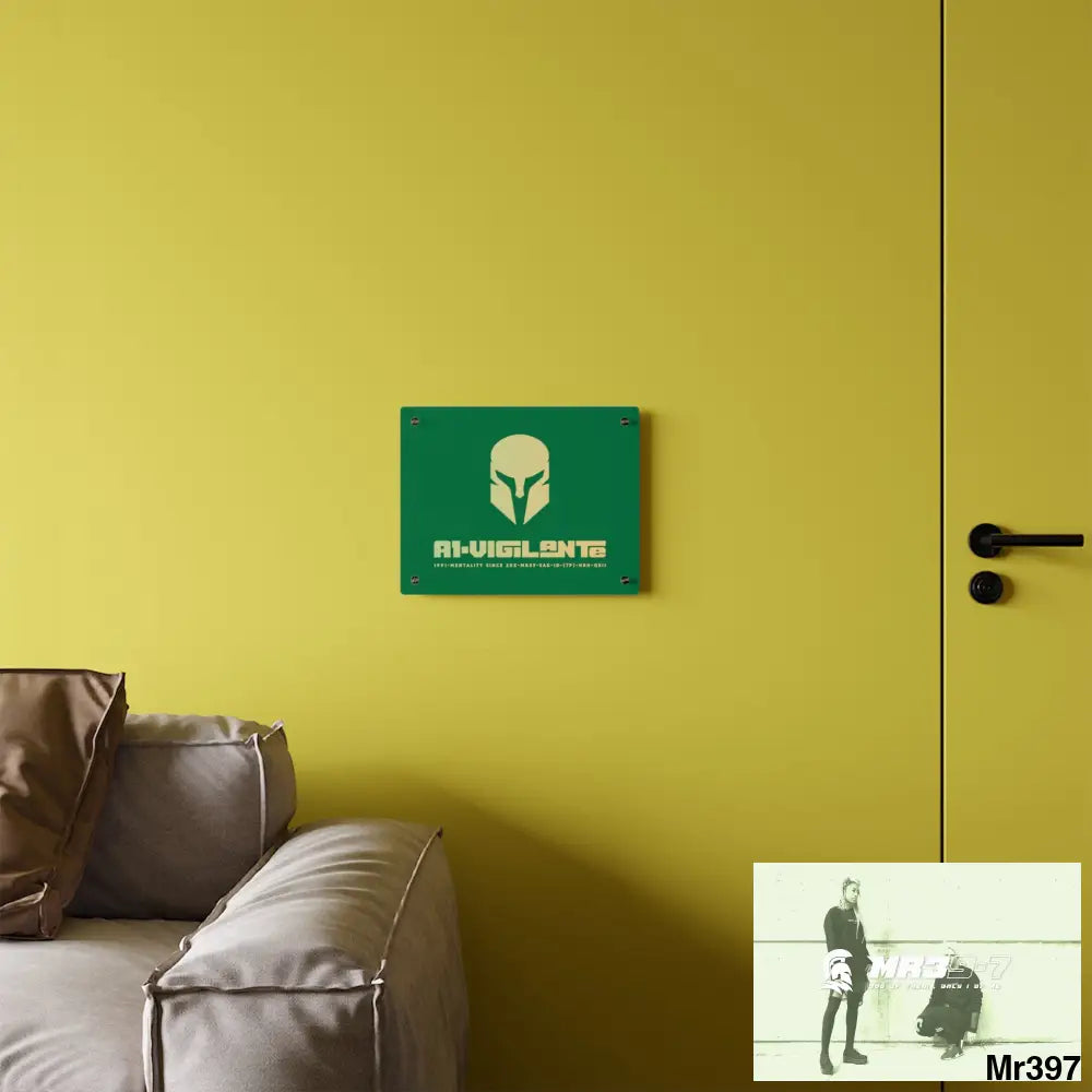 A1-Vigilante -Sparta Sparta Acrylic Wall Art Panels Home Decor