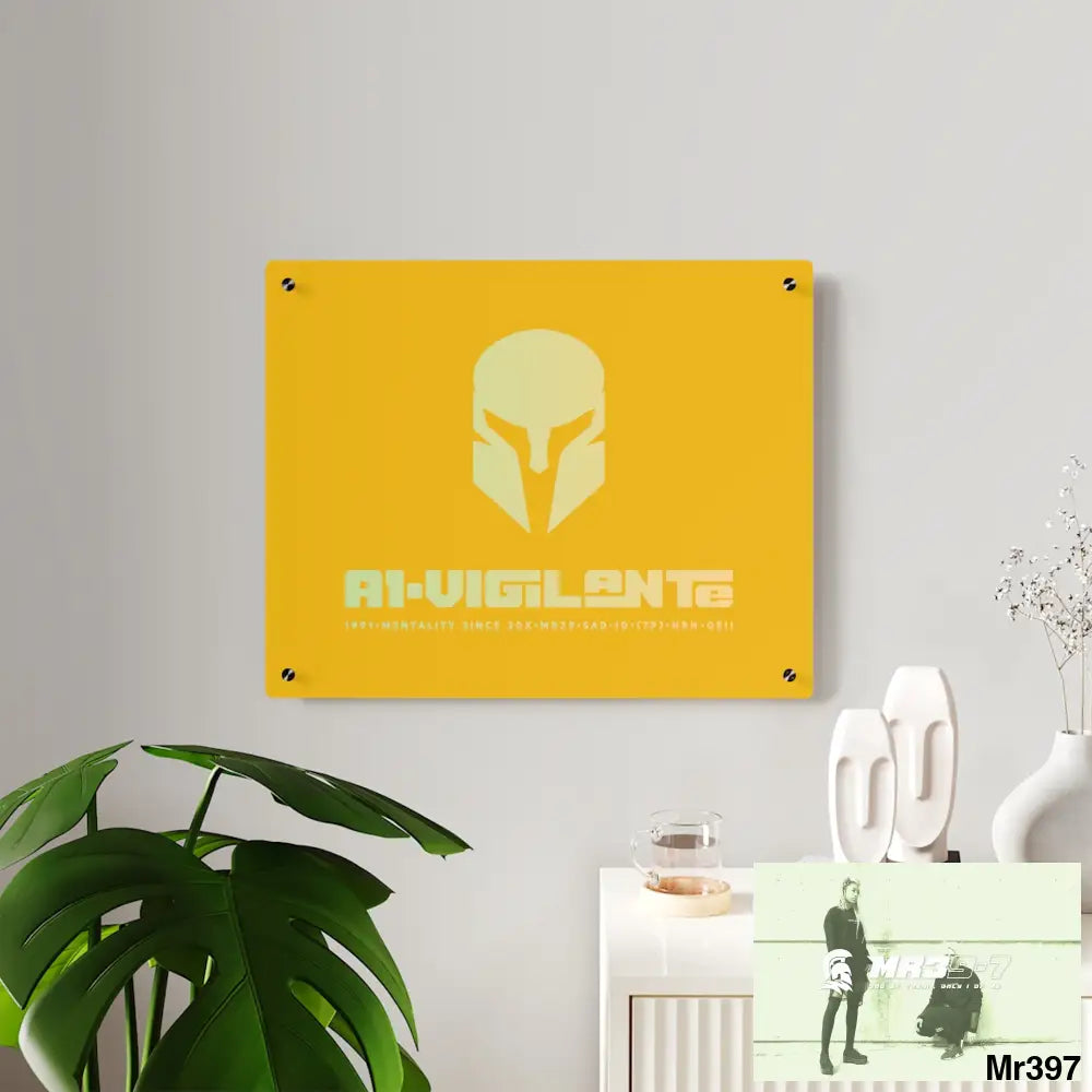 A1-Vigilante -Sparta Sparta Acrylic Wall Art Panels Home Decor