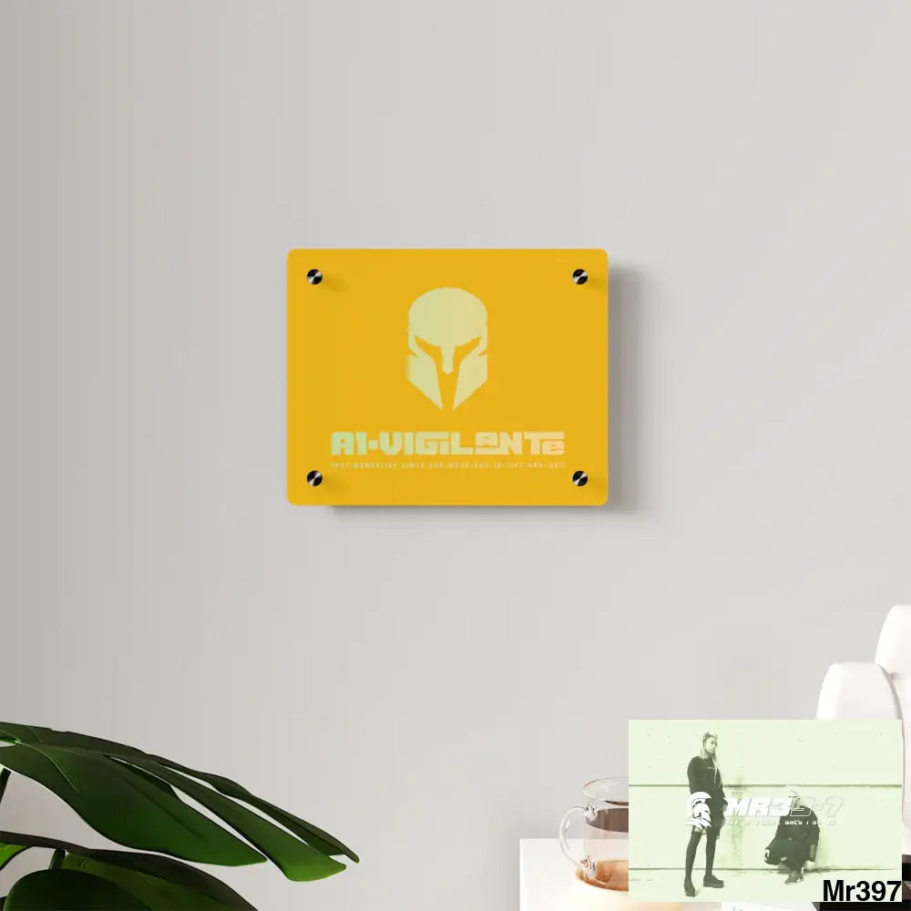 A1-Vigilante -Sparta Sparta Acrylic Wall Art Panels Home Decor