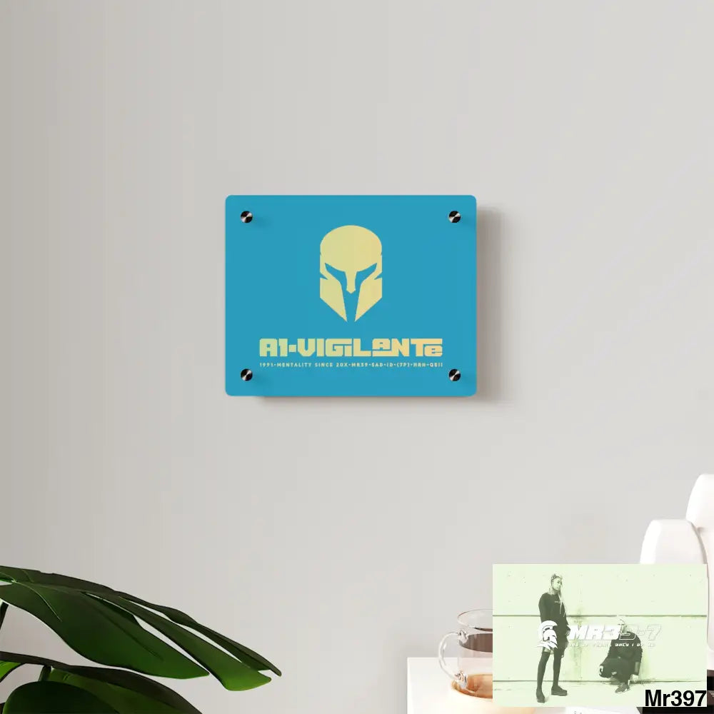 A1-Vigilante -Sparta Sparta Acrylic Wall Art Panels Home Decor