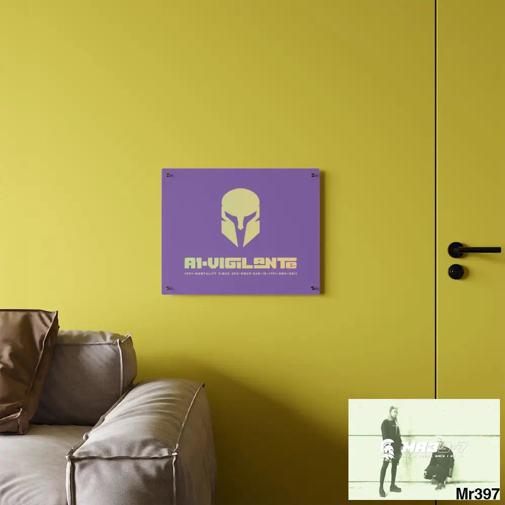 A1--Vigilante -Sparta Sparta Acrylic Wall Art Panels Home Decor