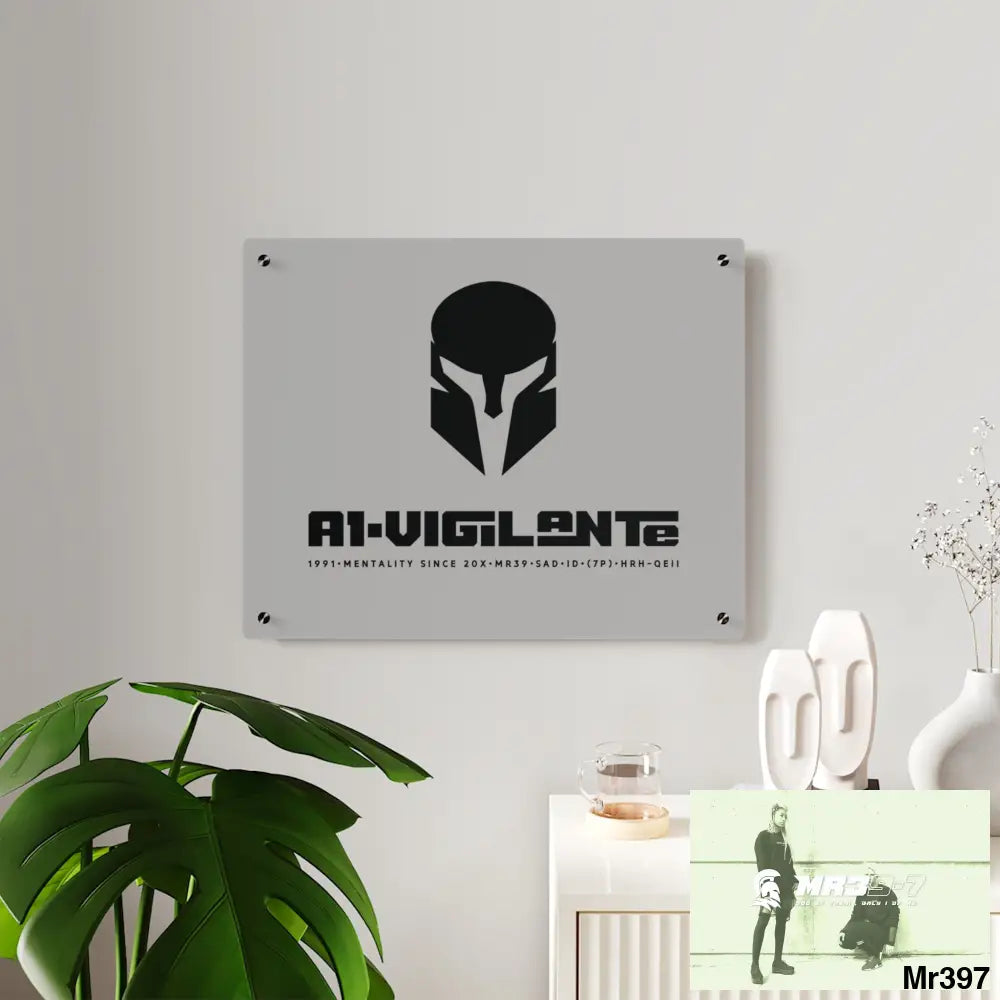A1-Vigilante Sparta Acrylic Wall Art Panels Home Decor