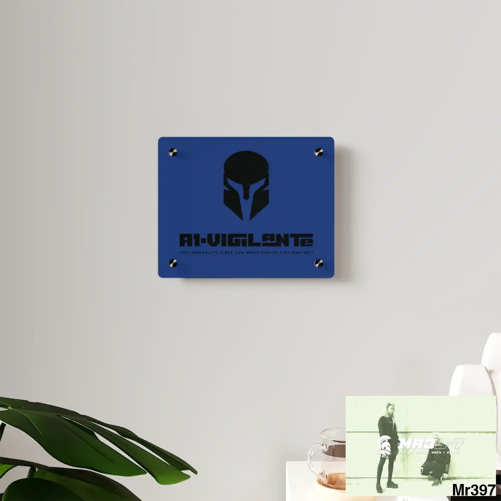 A1-Vigilante Sparta Acrylic Wall Art Panels Home Decor