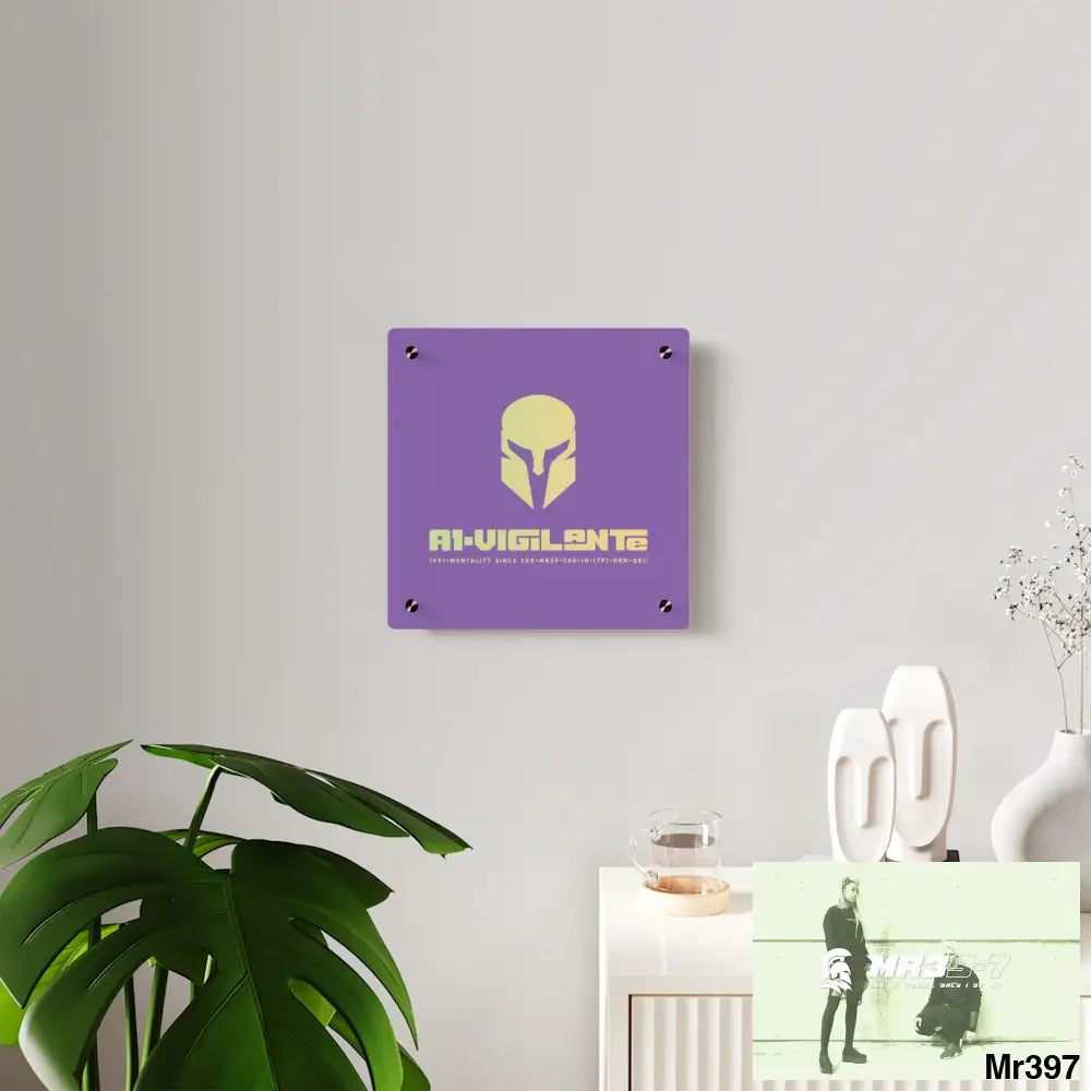 A1--Vigilante -Sparta Sparta Acrylic Wall Art Panels Home Decor