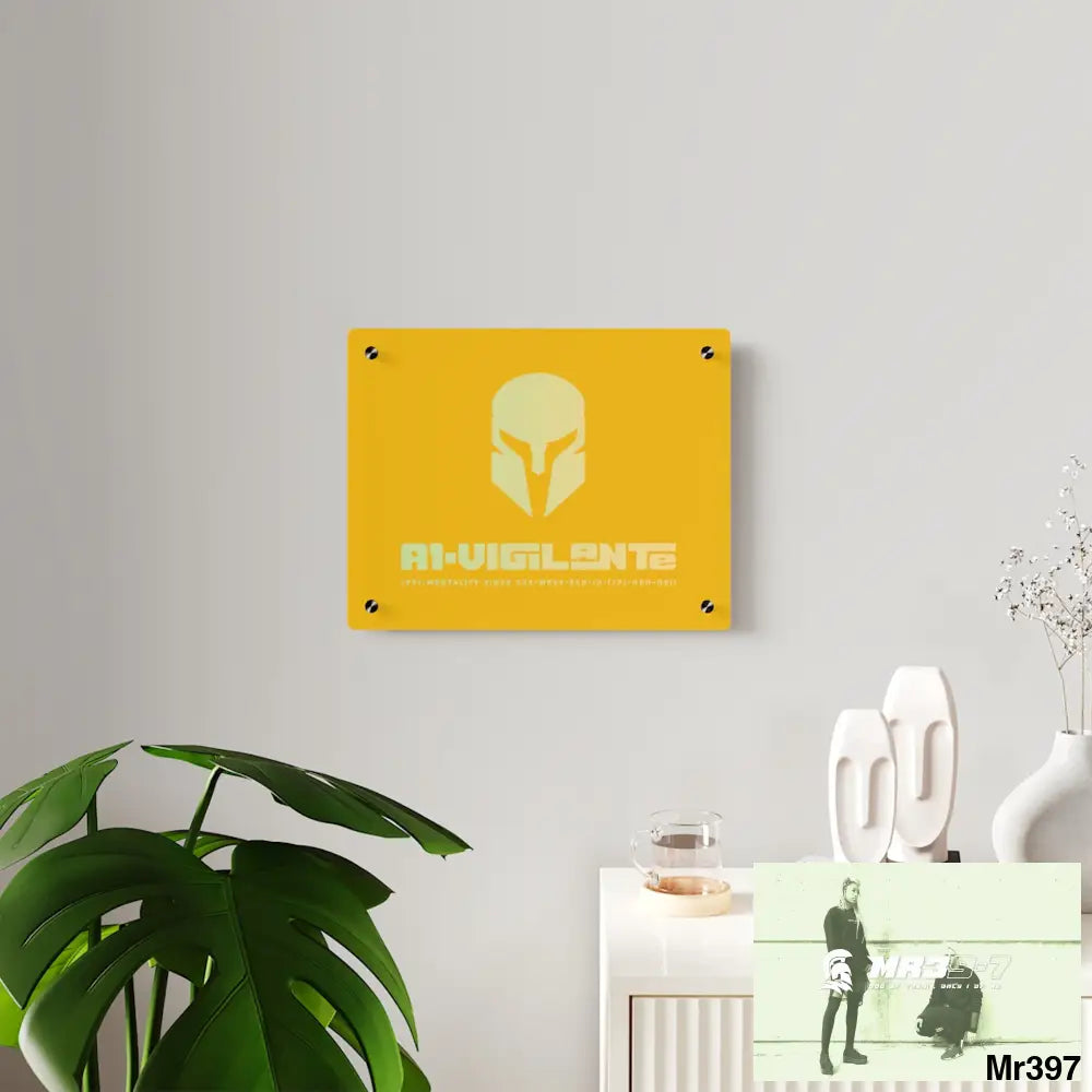 A1-Vigilante -Sparta Sparta Acrylic Wall Art Panels Home Decor