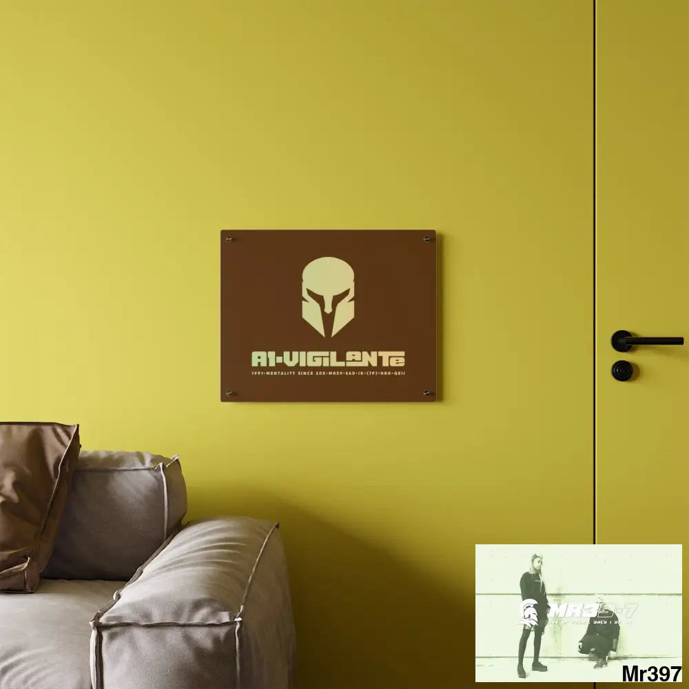 A1-Vigilante -Sparta Sparta Acrylic Wall Art Panels Home Decor