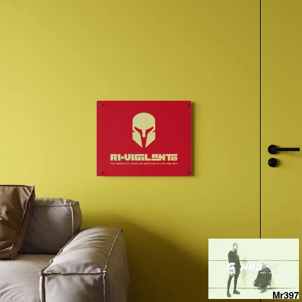 A1-Vigilante -Sparta Sparta Acrylic Wall Art Panels Home Decor