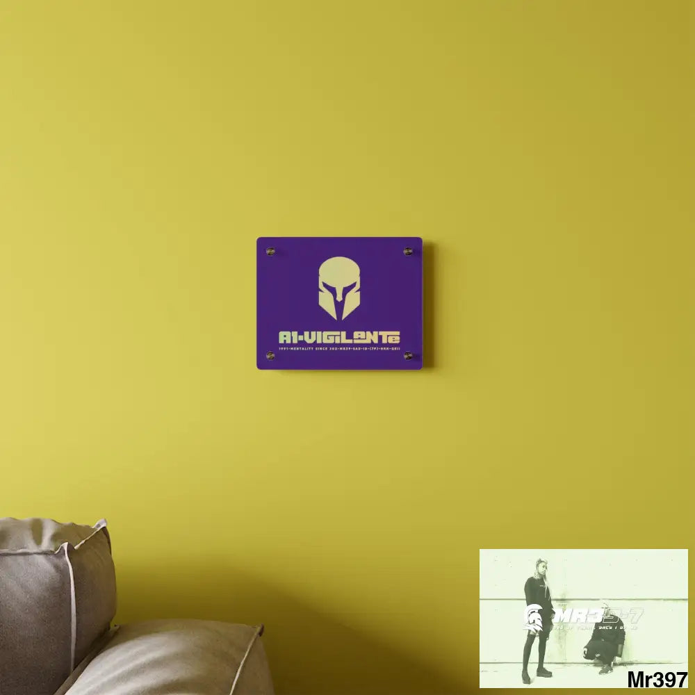 A1--Vigilante -Sparta Sparta Acrylic Wall Art Panels Home Decor