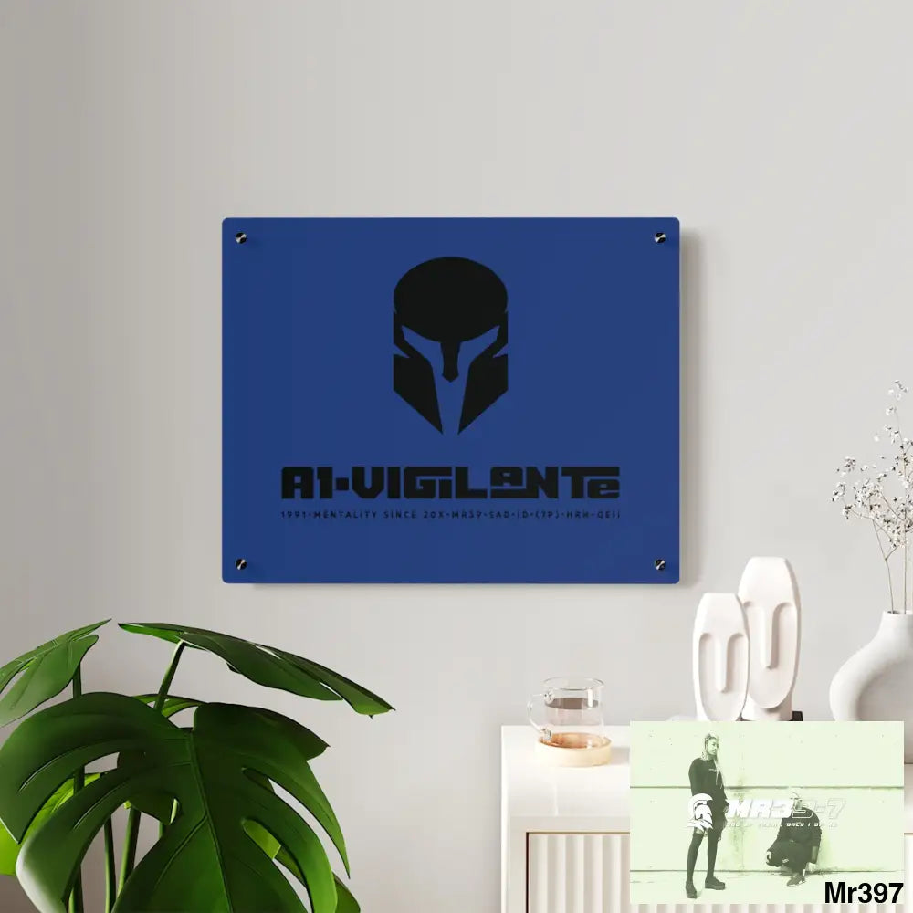 A1-Vigilante Sparta Acrylic Wall Art Panels Home Decor