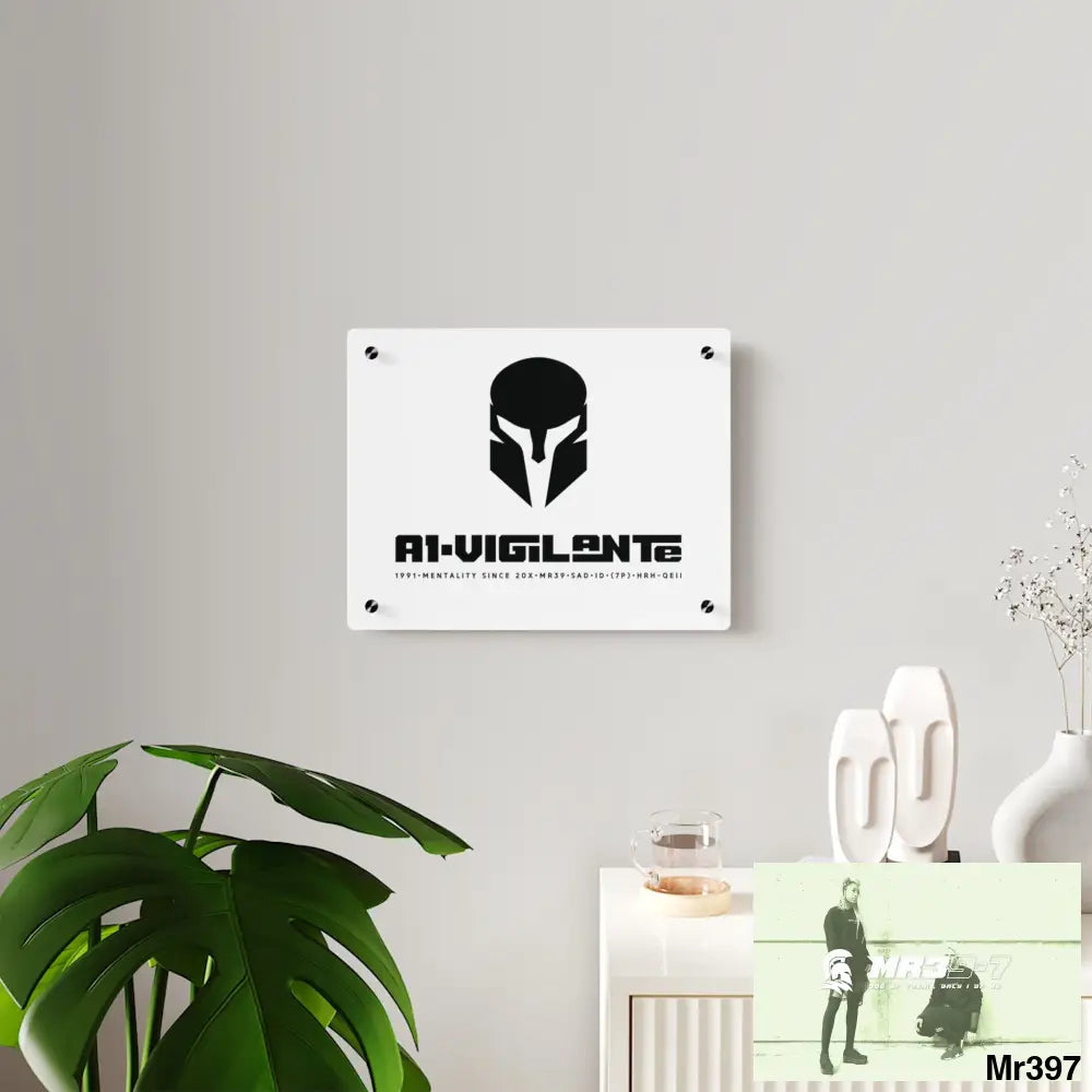 A1-Vigilante Sparta Acrylic Wall Art Panels Home Decor