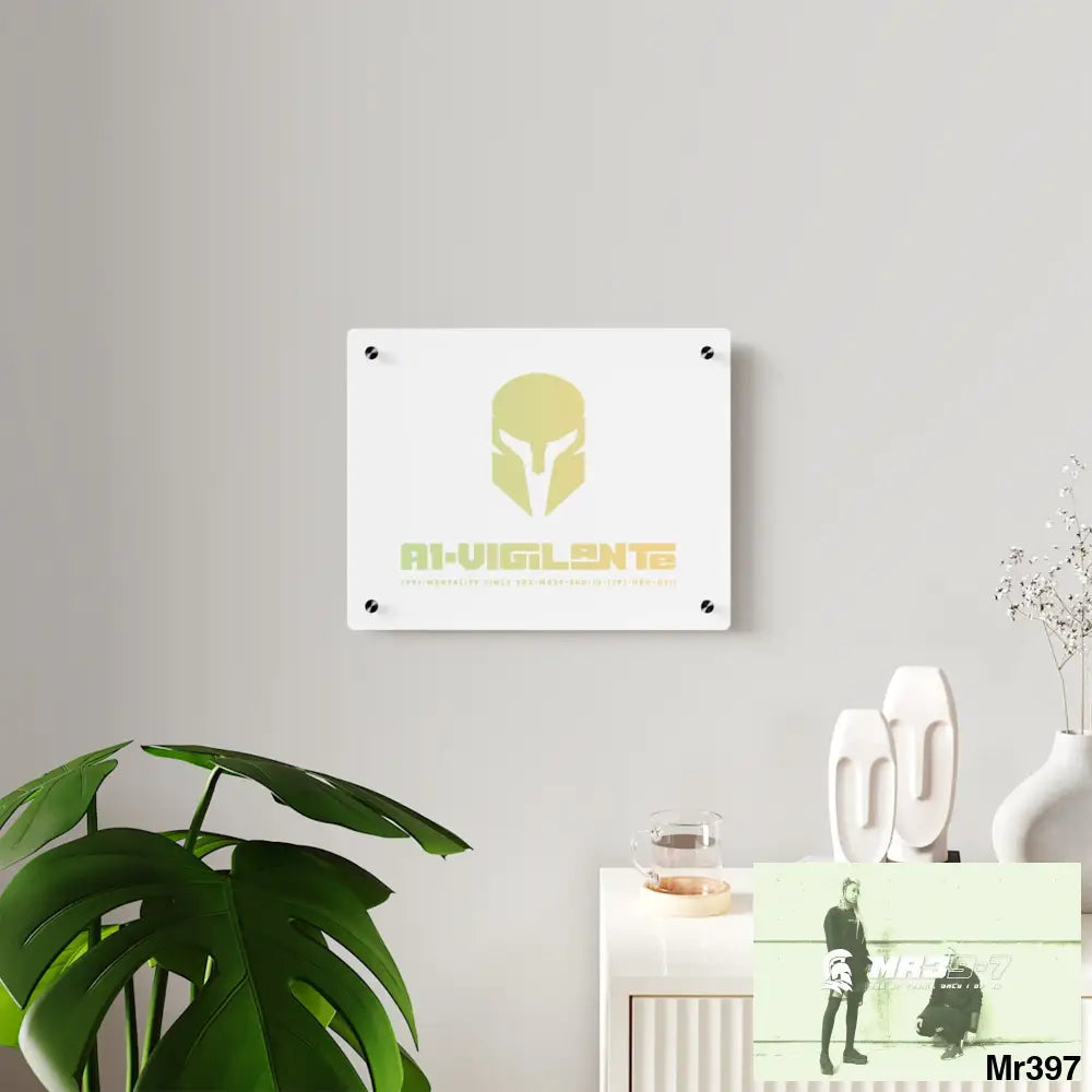 A1-Vigilante -Sparta Sparta Acrylic Wall Art Panels Home Decor