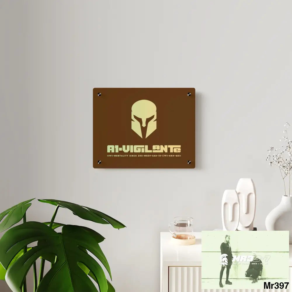 A1-Vigilante -Sparta Sparta Acrylic Wall Art Panels Home Decor