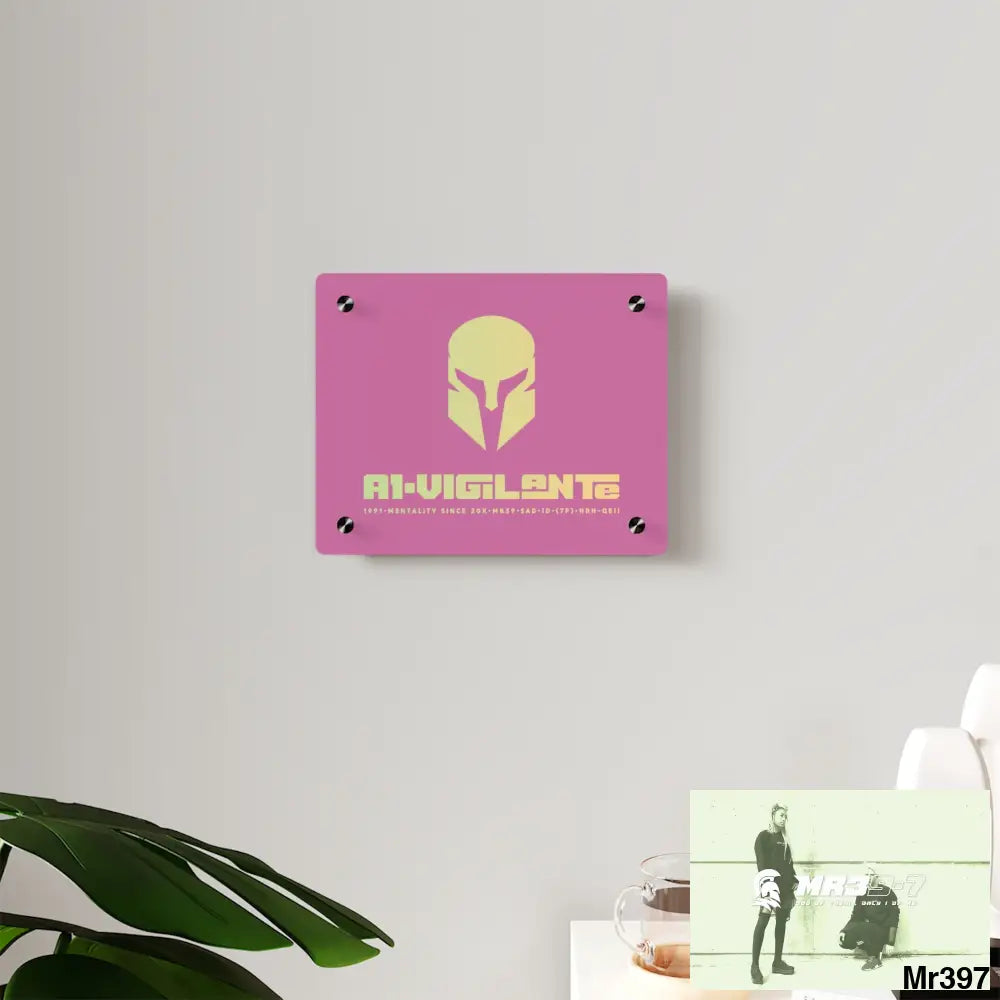 A1--Vigilante -Sparta Sparta Acrylic Wall Art Panels Home Decor