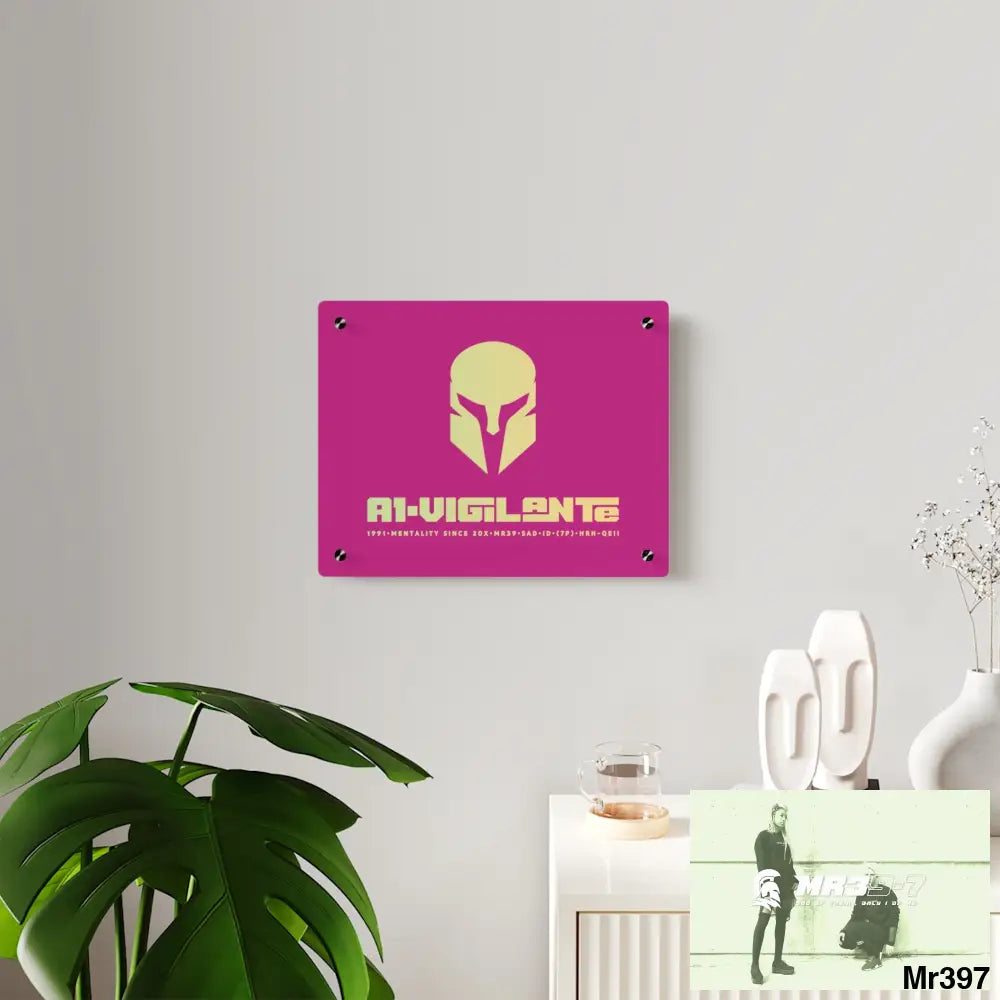 A1--Vigilante -Sparta Sparta Acrylic Wall Art Panels Home Decor