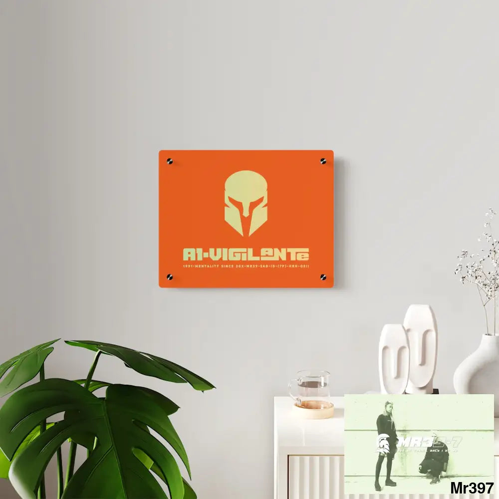 A1-Vigilante -Sparta Sparta Acrylic Wall Art Panels Home Decor
