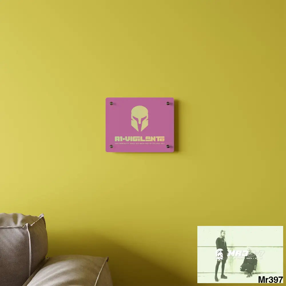 A1--Vigilante -Sparta Sparta Acrylic Wall Art Panels Home Decor