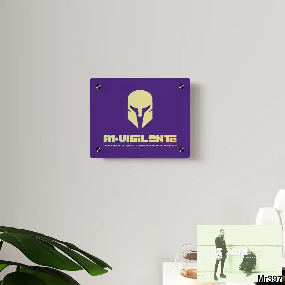 A1--Vigilante -Sparta Sparta Acrylic Wall Art Panels Home Decor