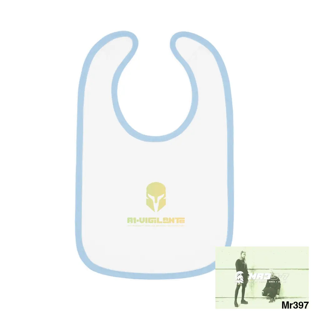 A1-Vigilante Sparta Baby Contrast Trim Jersey Bib Kids clothes