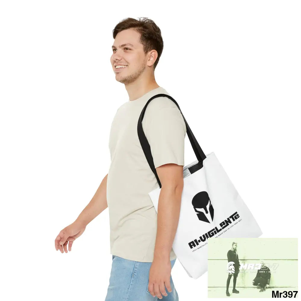 A1- Vigilante Sparta Camo Tote Bag (AOP) Bags