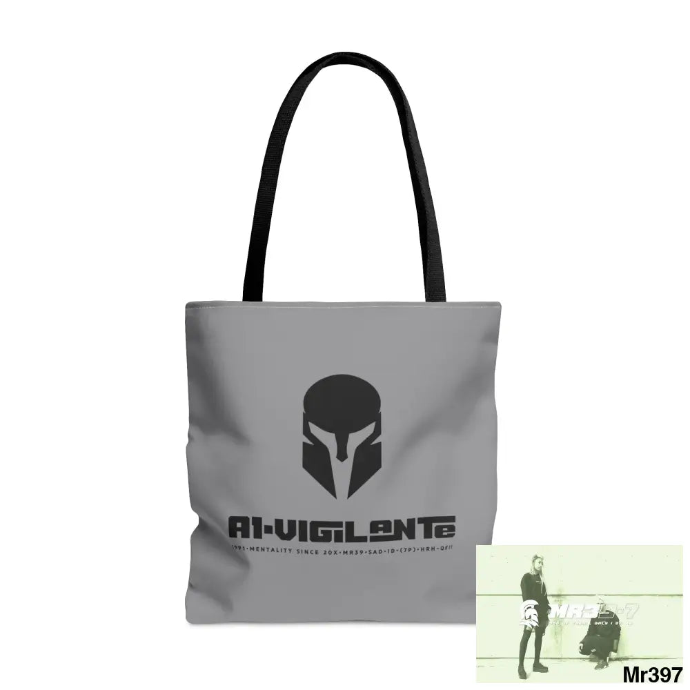 A1- Vigilante Sparta Camo Tote Bag (AOP) Large Bags