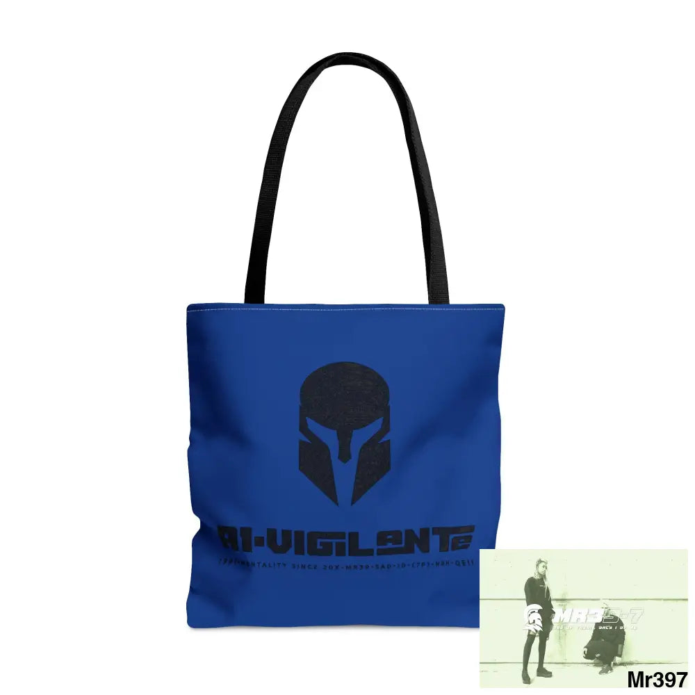 A1- Vigilante Sparta Camo Tote Bag (AOP) Large Bags