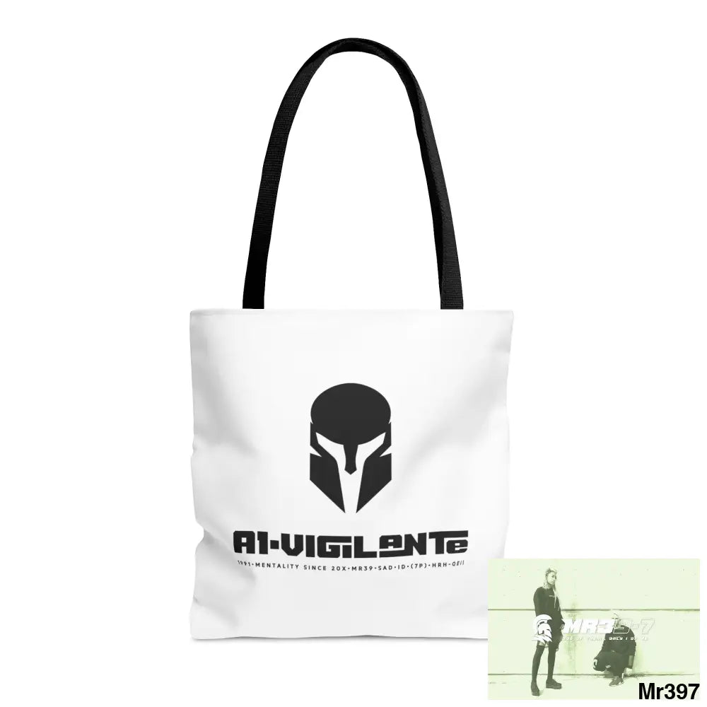 A1- Vigilante Sparta Camo Tote Bag (AOP) Medium Bags