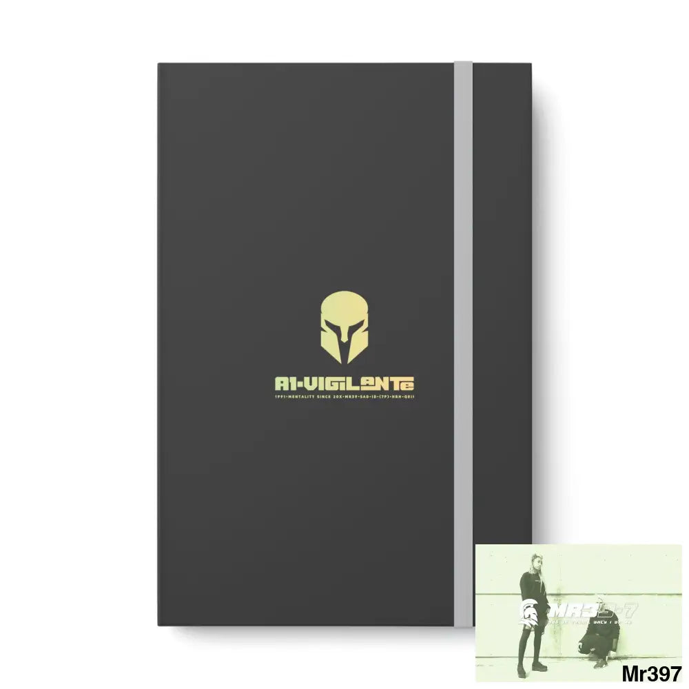 A1-Vigilante Sparta Color Contrast Notebook - Ruled 5.5’’ x 8.25’’ / Gray / Ruled line Paper products
