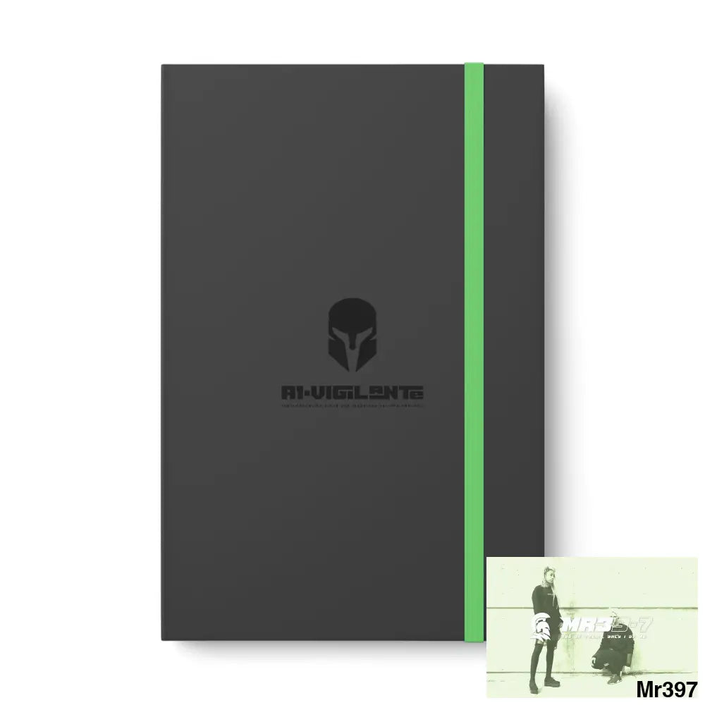A1-Vigilante Sparta Color Contrast Notebook - Ruled 5.5’’ x 8.25’’ / Lime / Ruled line Paper products
