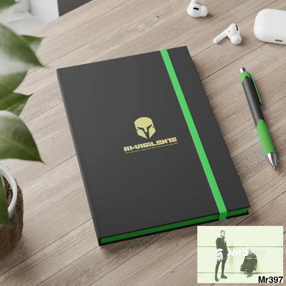 A1-Vigilante Sparta Color Contrast Notebook - Ruled Paper products