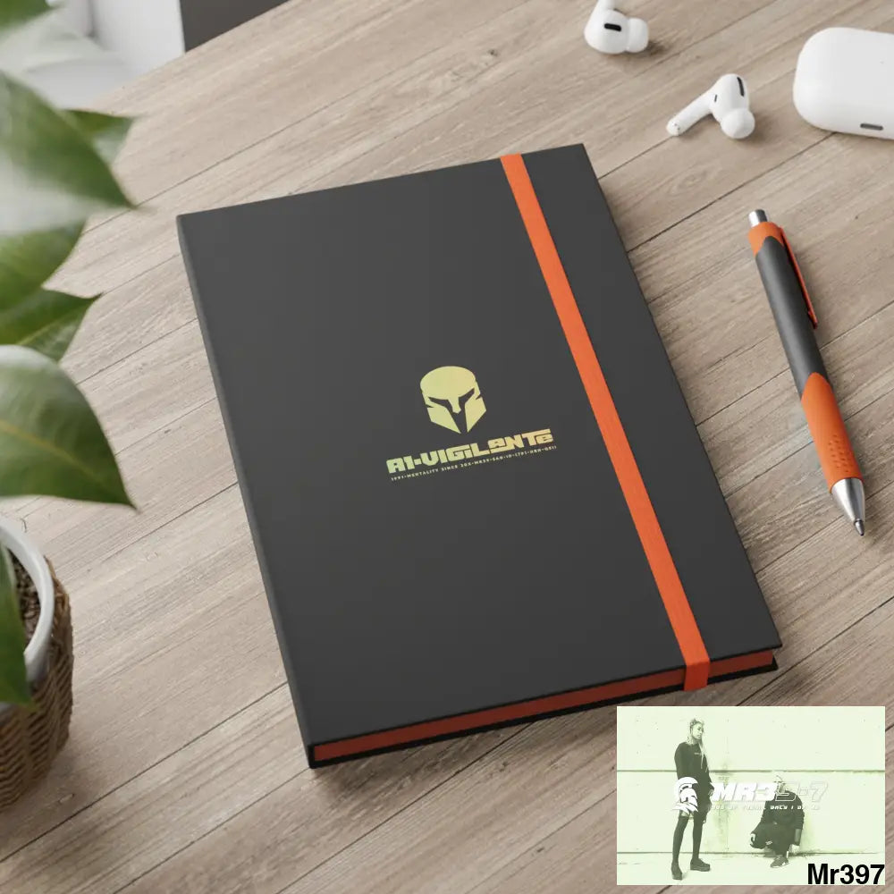 A1-Vigilante Sparta Color Contrast Notebook - Ruled Paper products