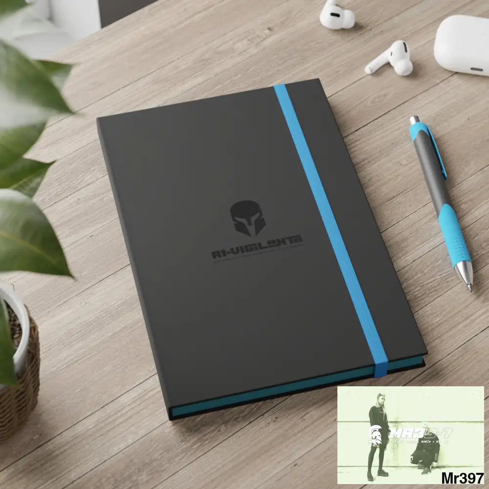 A1-Vigilante Sparta Color Contrast Notebook - Ruled Paper products