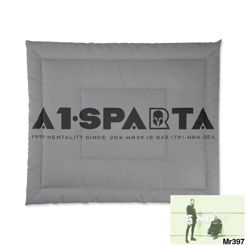 A1-Vigilante Sparta Comforter 104’’ × 88’’ Home Decor