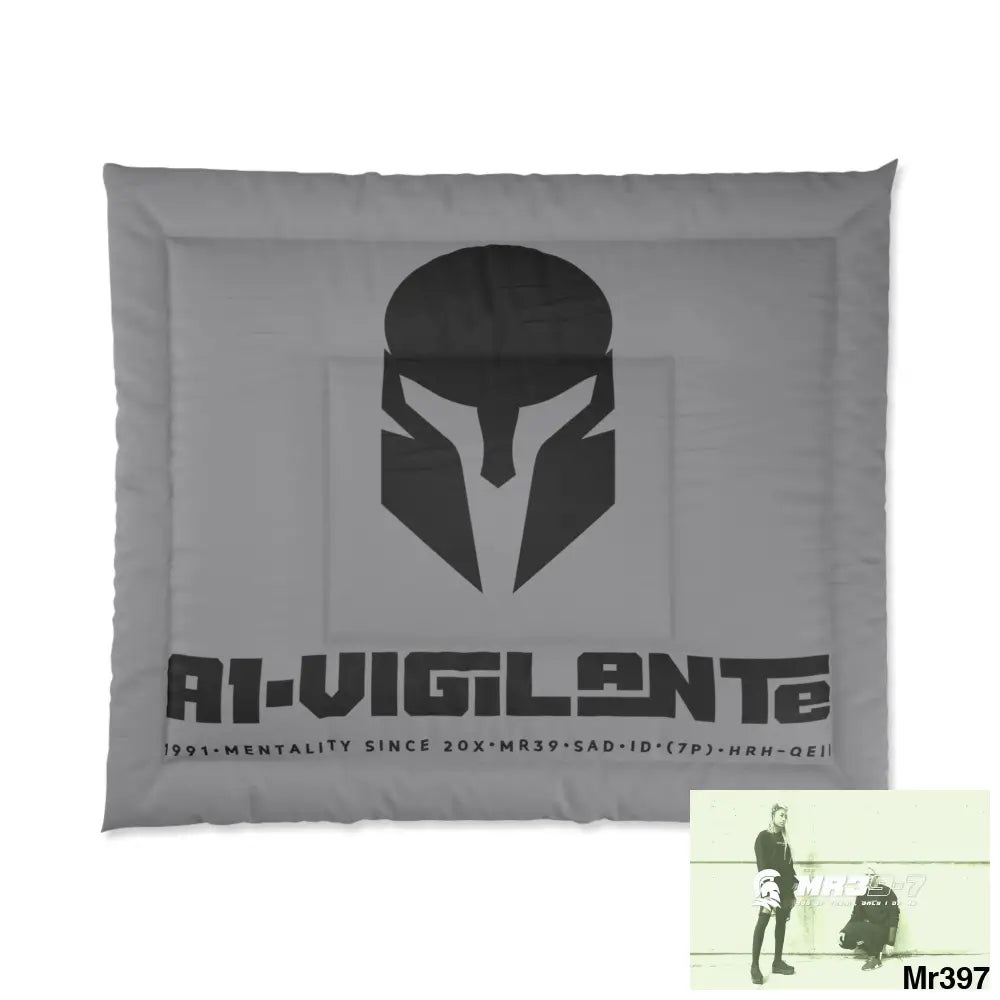 A1-Vigilante Sparta Comforter 104’’ × 88’’ Home Decor