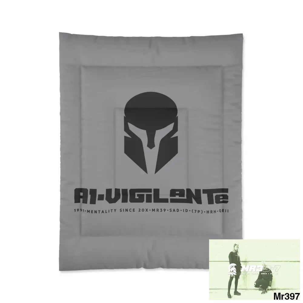 A1-Vigilante Sparta Comforter 68’’ × 88’’ Home Decor