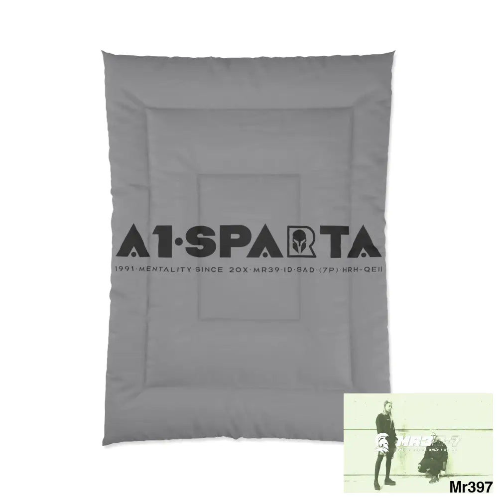 A1-Vigilante Sparta Comforter 68’’ × 92’’ Home Decor