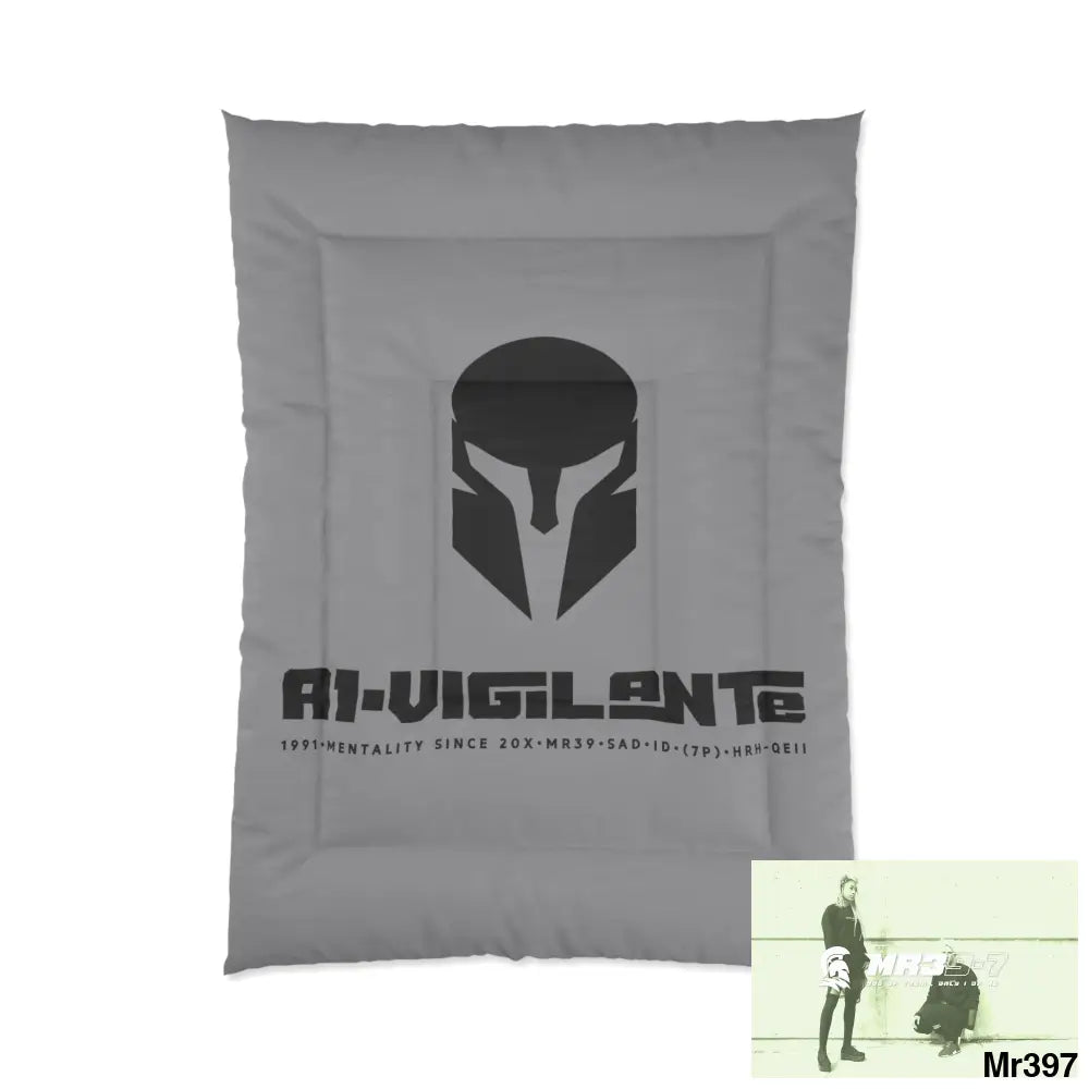 A1-Vigilante Sparta Comforter 68’’ × 92’’ Home Decor