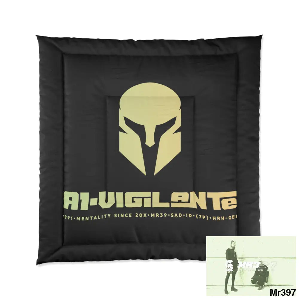 A1-Vigilante Sparta Comforter 88’’ × 88’’ Home Decor