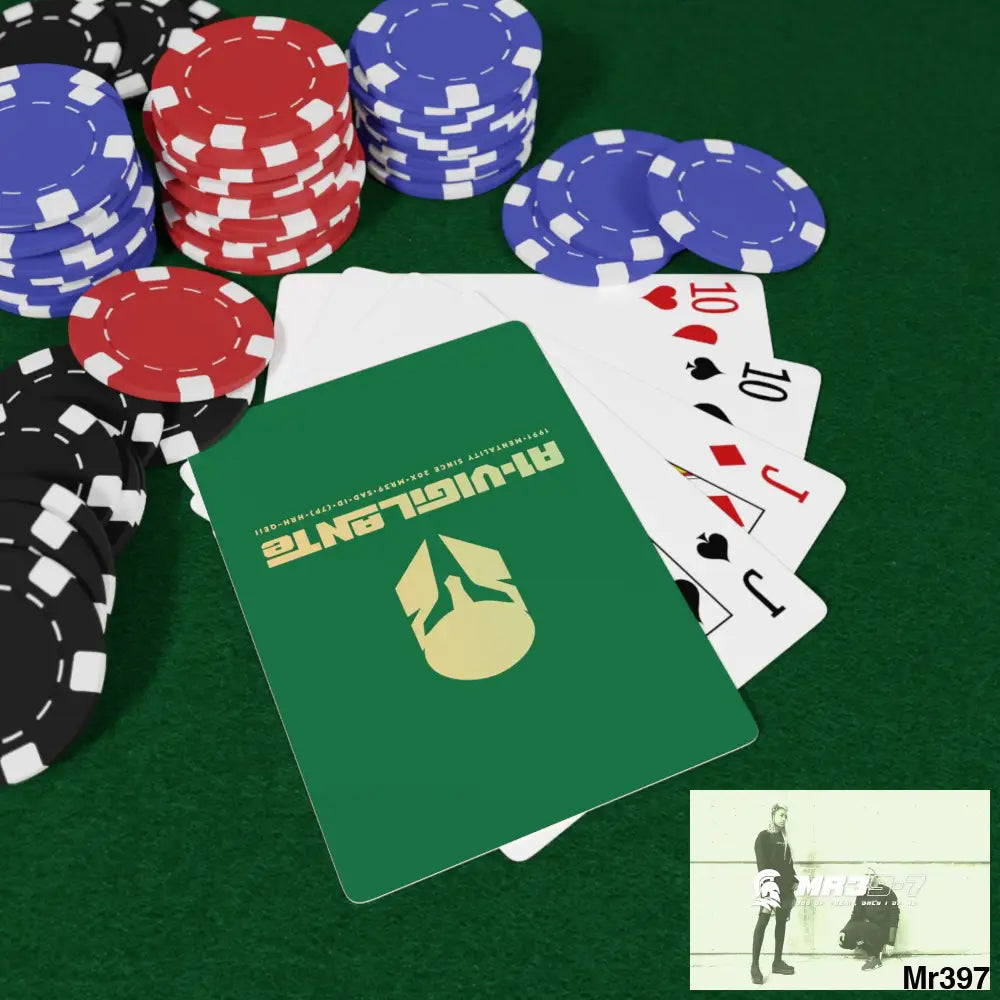 A1-Vigilante Sparta Custom Poker Cards 2.47’’ x 3.47’’ / White / Semi Glossy Paper products