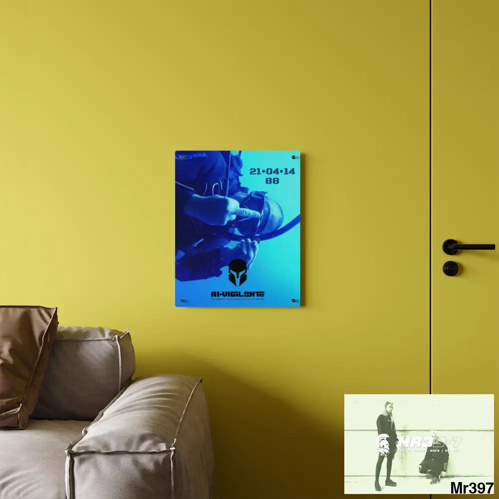 A1-Vigilante Sparta Dahab Egypt The Blue Hole 2014 HRH QEII Birthday 21/04/14 Acrylic Wall Art Panel Home Decor