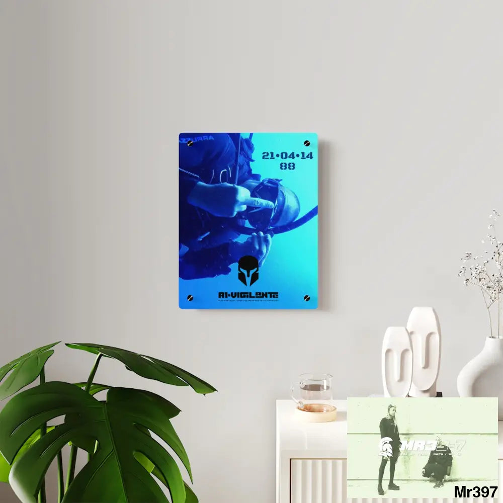 A1-Vigilante Sparta Dahab Egypt The Blue Hole 2014 HRH QEII Birthday 21/04/14 Acrylic Wall Art Panel Home Decor