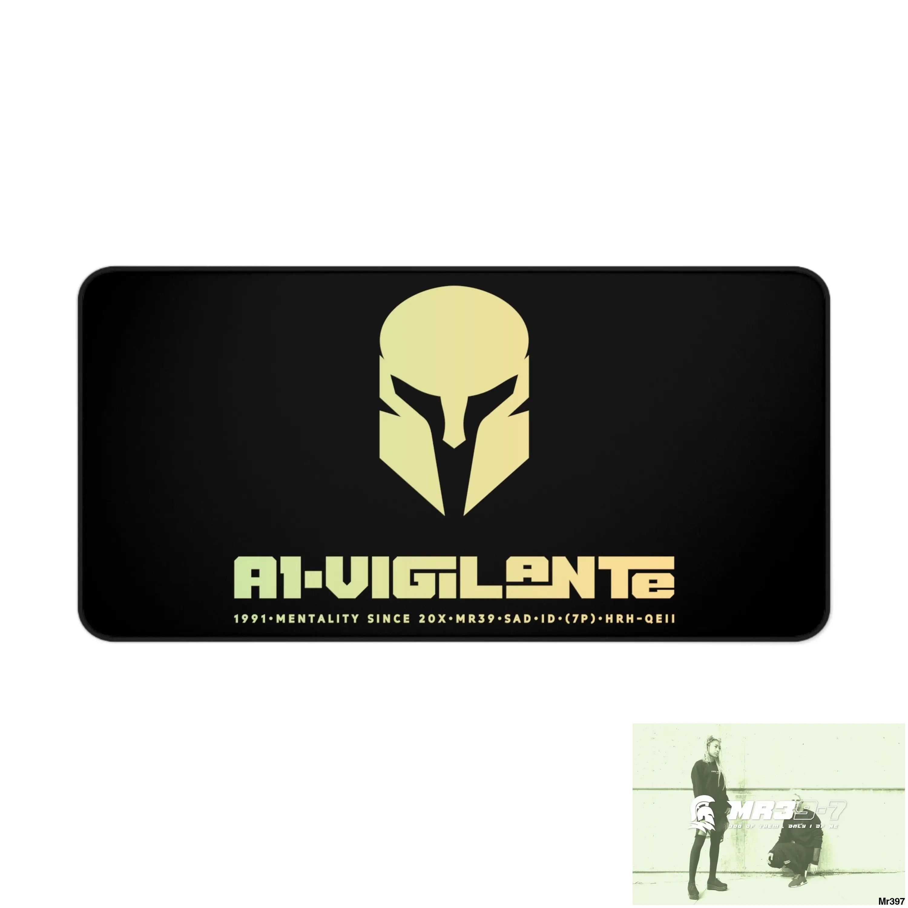 A1-Vigilante Sparta Desk Mat Home Decor
