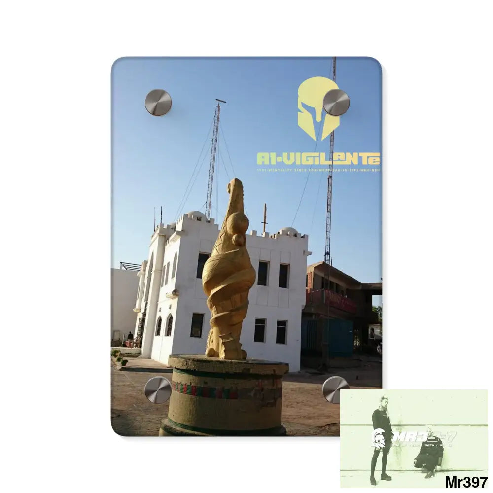 A1-Vigilante Sparta Egypt Dahab 2014 Police Station tower Escape - Climb/Jump Acrylic Wall Art Panels 5’’ x 7’’