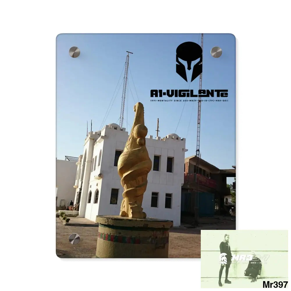 A1-Vigilante Sparta Egypt Dahab 2014 Police Station tower Escape - Climb/Jump Acrylic Wall Art Panels 8″ x 10″