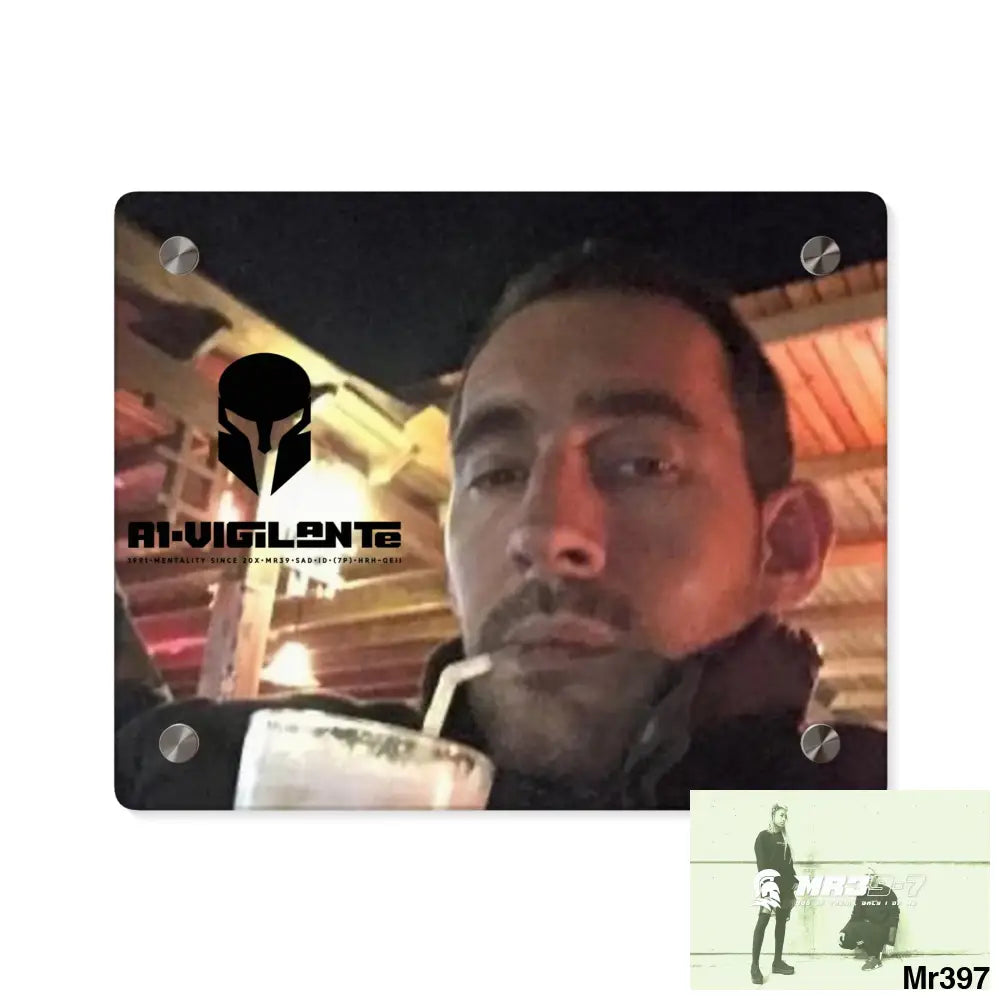 A1-Vigilante Sparta Egypt -Dahab December 2014 after the madness Acrylic Wall Art Panels 10″ x 8″ (Horizontal) / 0.25’’